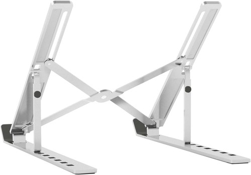 AISENS - LPS2M-173 - Adjustable Desktop Stand for Laptop/Tablet, Silver - 第 3/7 張圖片
