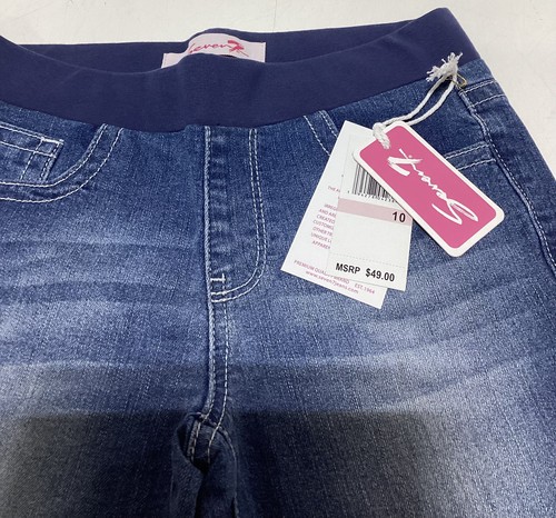 Seven7 Girls Blue Jersey City Pull-on Skinny Ankle Jeans Size 10 LOT OF 2 - Picture 4 of 5
