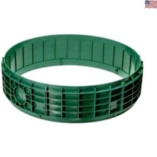 24-inch Septic Tank Riser in Green - Durable and Lightweight HDPE