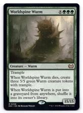 Worldspine Wurm NM Commander: Duskmourn: House of Horror 0206 MTG Regular