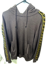 Fendi FF Logo Hoodie Sweatshirt Men s L Authentic Designer Priced to sell