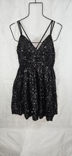 Teeze Me Glittering Black Prom Dress #191