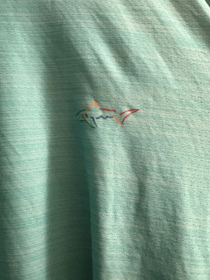 Greg Norman Play Dry Golf Long Sleeve Shirt XXL Teal Men’s - Image 4 of 4