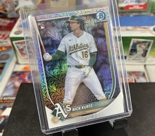 2025 Bowman Chrome - Nick Kurtz #93 Mega Box Mojo Refractor (RC) Athletics