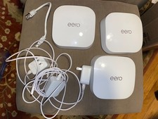 Amazon Eero Pro 6E Tri-Band Mesh Wifi System - 3-Pack - VG Condition