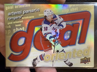 2025-26 Upper Deck Series 1 Goal Oriented Gold 04/25 Artemi Panarin #GO-15 