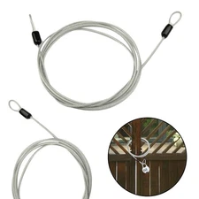 Security Anti-theft Wire Rope Bicycle Lock Steel Wire Cable Braided Rope 2M