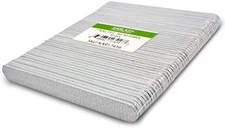 Karlash Professional Double Sided Emery Board 7" Zebra 80/80 Nail File 50pcs