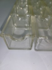 15 Sugar Packet Holder / Caddy  Clear Amber ~3.5 x 2.5 x 2" NSF  Restaurant