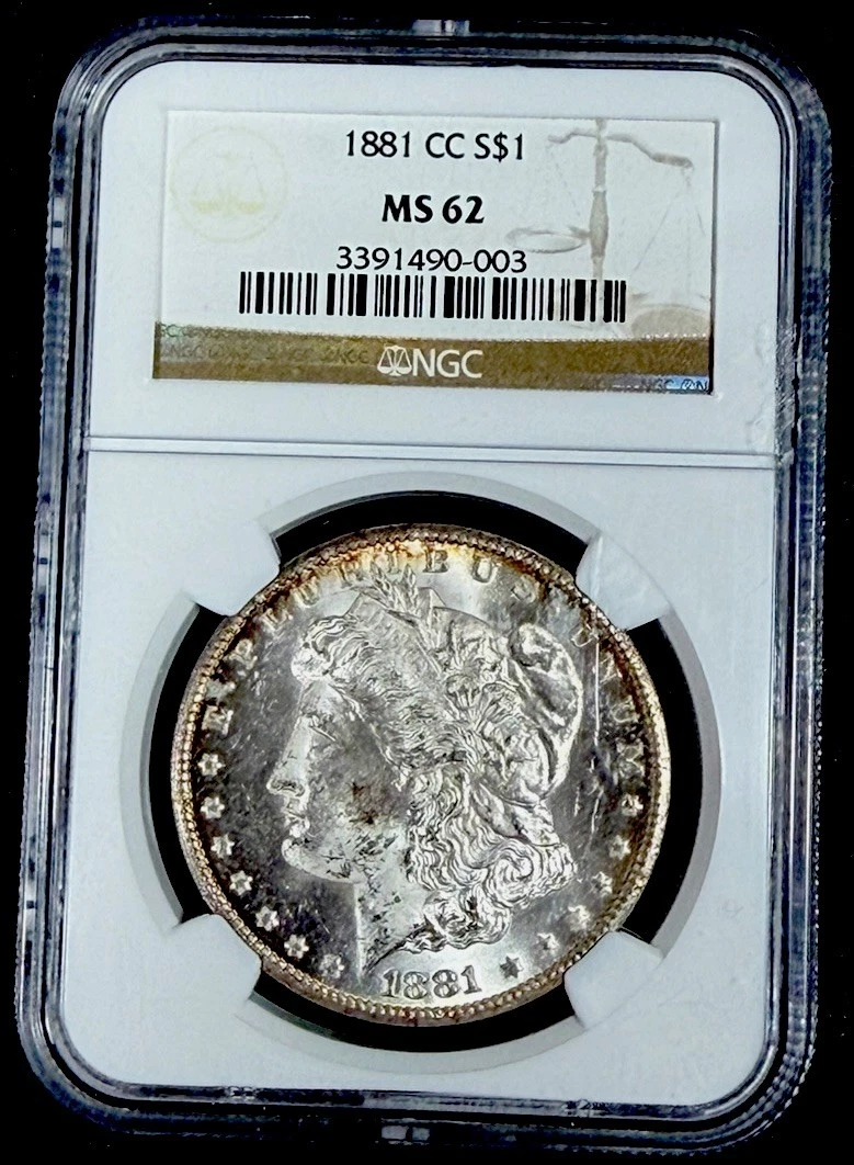 Carson City Grade MS 62 1881 Year Morgan US Dollars (1878-1921