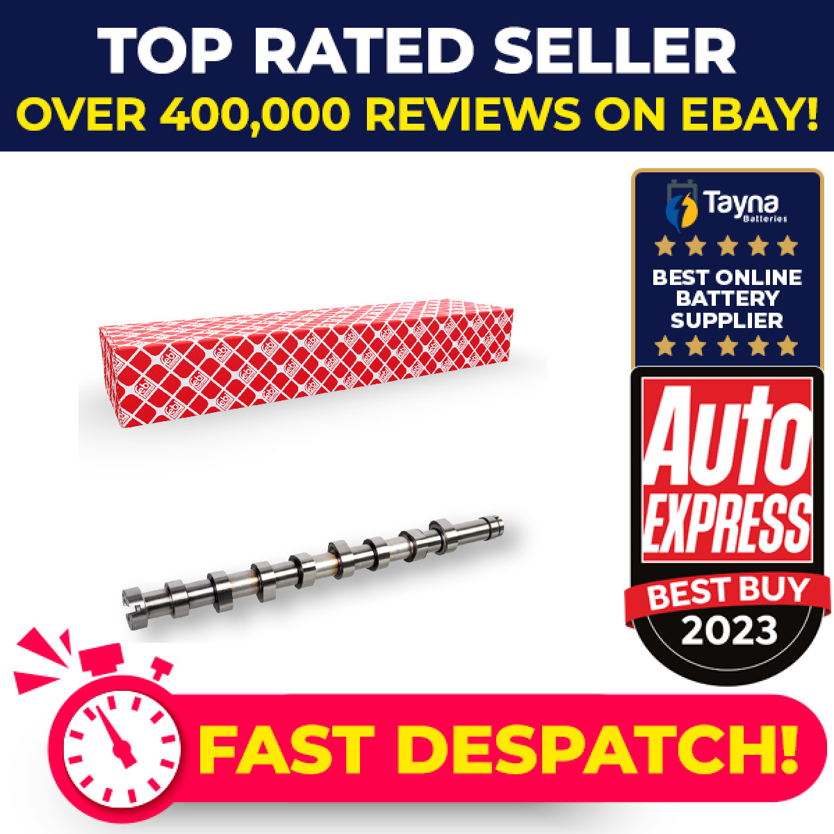 Camshaft fits PEUGEOT 207 CC, WK 1.4D 1.6D 2006 on 0801FC 1682802480 801FC Febi