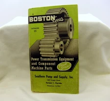1950 Boston Gear Catalog 55, Power Transmission Eqmt & Component Machine Parts!