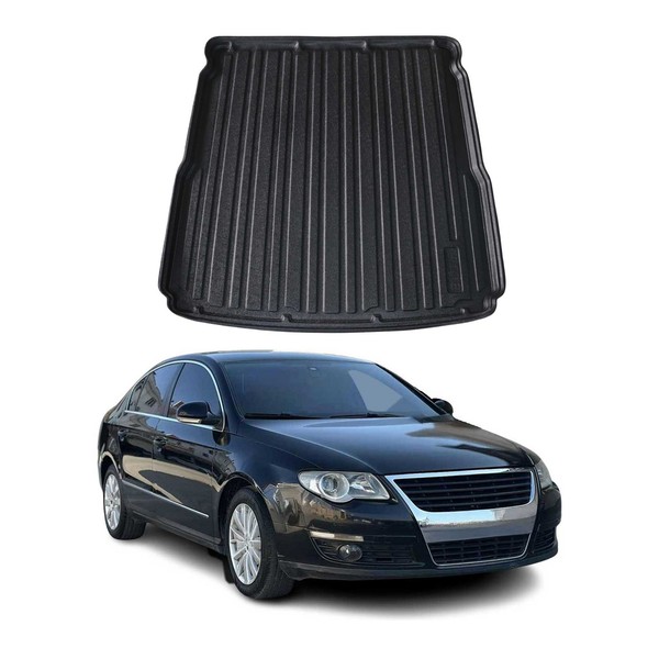 Kofferraumwanne Laderaumwanne FüR VW Passat 2005-2010 Stufenheck Gummi TPE-image