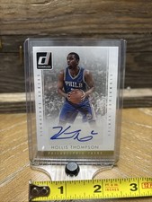 HOLLIS THOMPSON 2015-16 PANINI DONRUSS SIGNATURE SERIES AUTOGRAPHED CARD 