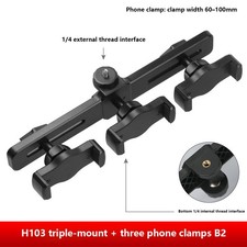 Selfie Photography Extension Clamp Holder Bracket Portable Phone Tripod