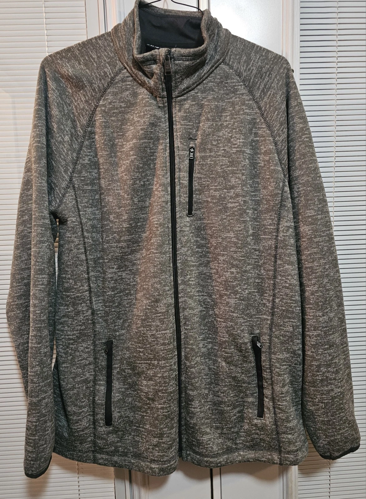 Men's Swiss Tech Gray Soft Shell Full Zip Jacket Size XL