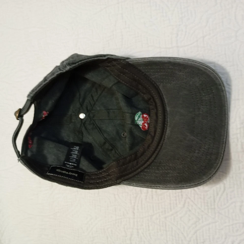 Gorra de béisbol negra lavada bordada cereza Brandy Melville talla única Foto 4 de 4