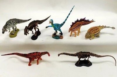 Komplettes 7-teiliges Set Chocorazaurus Dinosaurier Figuren Sammlung World Dino Expo