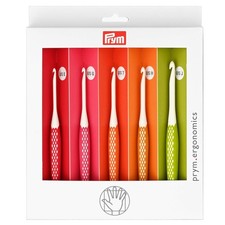 Prym Ergonomics Crochet Hook Set, Small E, G, 7, H, J Small E, G, 7, H, J 