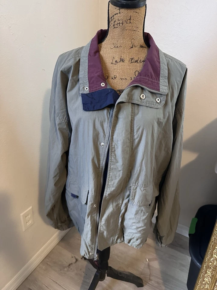 De Colección EA Equipo Deportivo Para Deportes Chaqueta Cortavientos Grande Empleado Desarrollador Años 90 Foto 3 de 4