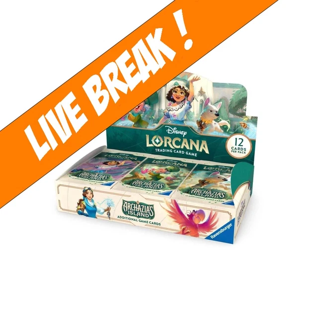 [ Live Break ] Disney Lorcana TCG - S7 Archazia's Island Booster Box