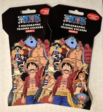 One Piece Series 2 Holographic Trading Sticker Packs Lot of 2 Factory Sealed