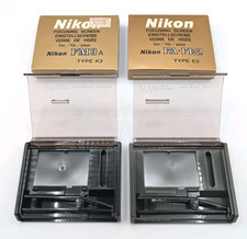 NEAR MINT Set of 2 Nikon Focusing Screen Type K2 E2 for FM3A New FM2 FE2