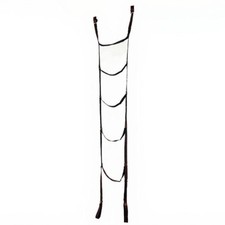 Rope ladder for indoor and outdoor use with strong carabiners