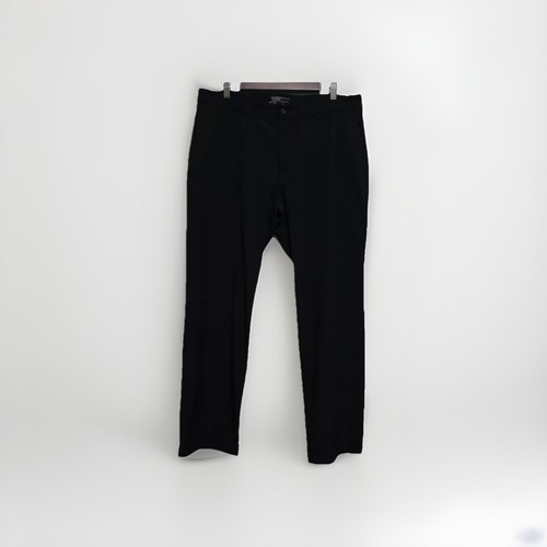 Pantaloni Nike Golf Dri Fit Uomo Taglia 36x32 Poliestere Nero Flat Front Golf - Foto 1 di 6
