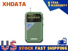 Weather Warning Radio Pocket Radios XHDATA D221 AM FM SW WB NOAA 4-Band Receiver