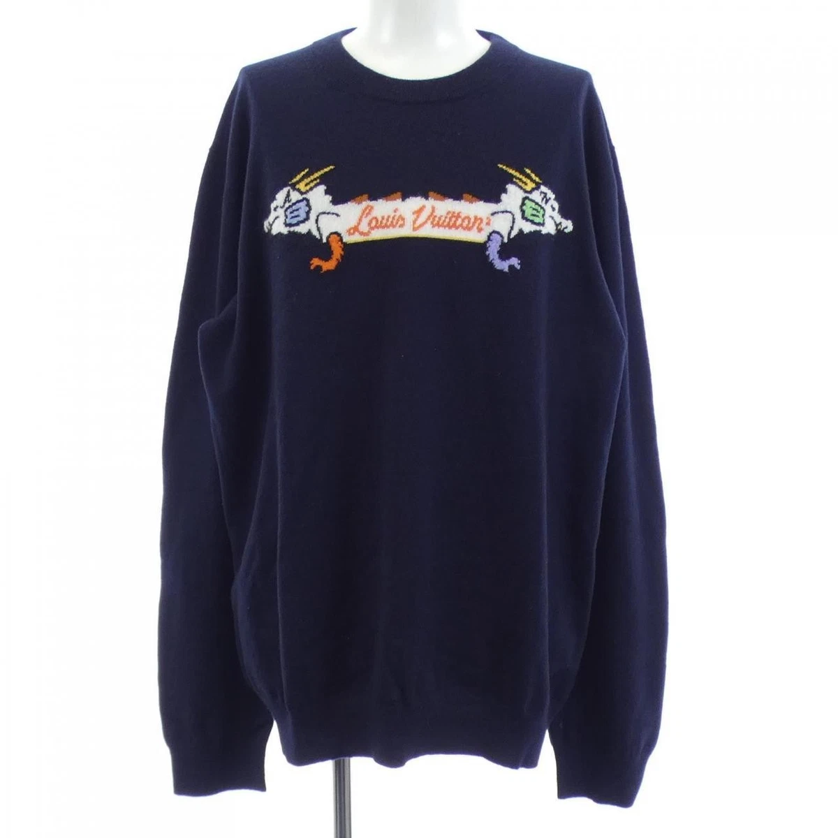 Louis Vuitton Blue Crew Neck Sweaters for Men for sale | eBay