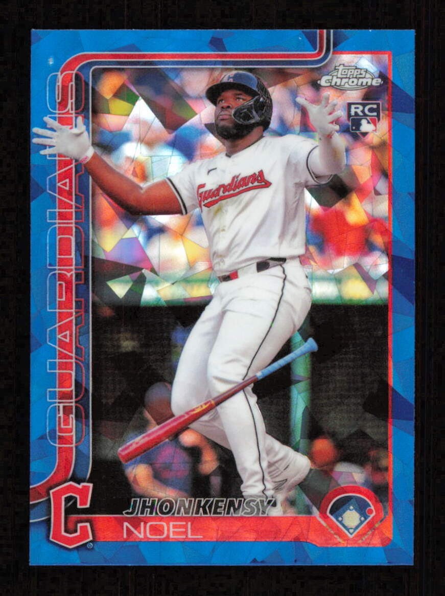2025 Topps Chrome Sapphire Jhonkensy Noel RC Rookie #291 Guardians