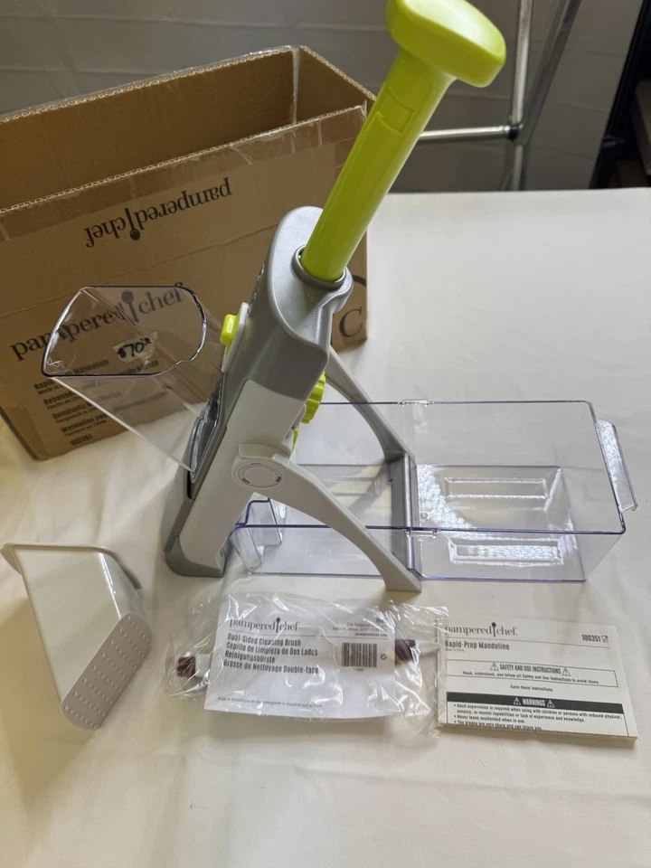 Pampered Chef Rapid prep Mandoline Food Slicer #100351 Kitchen Tool NIB - Image 3 of 4