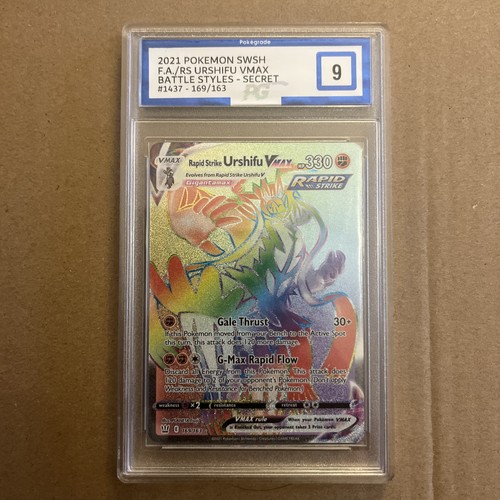 Rapid Strike Urshifu VMAX graded PSA 9 for sale on eBay