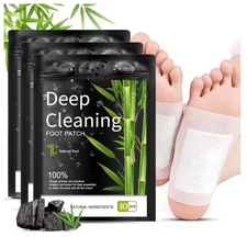 30Pcs Foot Detox Patches Pads Toxins Deep Cleansing Herbal Organic Slimming Pad