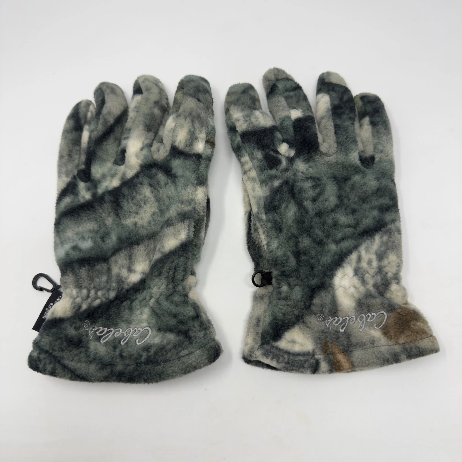 Cabelas Camo Polar Weight Thinsulate Fleece Gloves Mens XL Gray Green 960655
Opens in a new window o