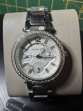 Michael Kors Parker MK5615 Donna Acciaio Inox Quadrante Quarzo Batteria Nuova
