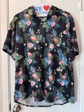 Short Sleeve Floral Hawaiian Shirt XL