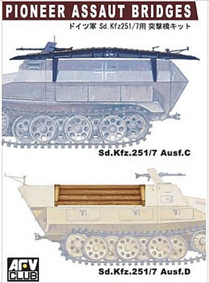 AFVClub Pioneer Assaut Bridges for SdKfz 251/7 Ausf C/D (2) - Plastic Model
