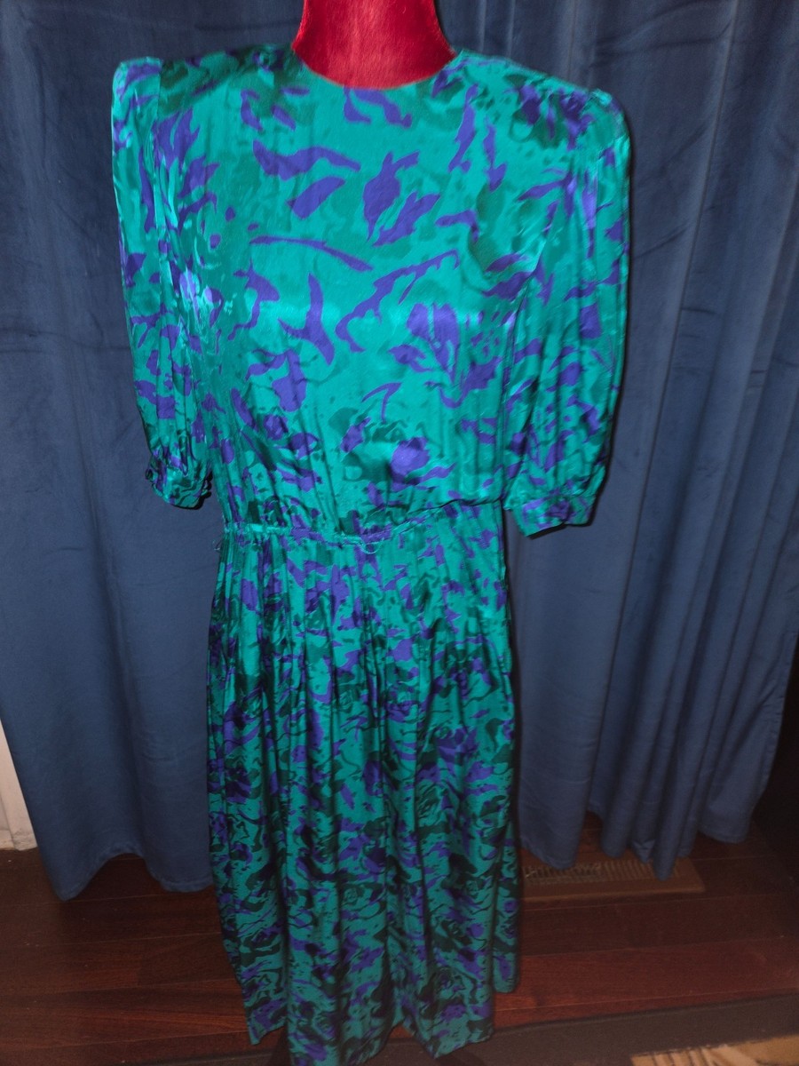 Betty White Owned & Worn 80's Silk Print Adrianna Pappell Golden Girls  Costumer | eBay