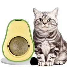 Avocado Catnip Toy for Cats   Interactive Cat with Rotating Green