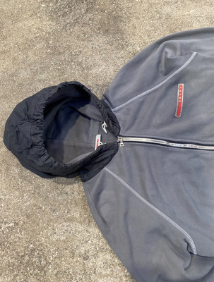 R*様 00s Prada sports archive zip hoodie Prada Sport Archive Early 2000's Zip Hoodie Men's Small | eBay UK