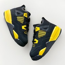 Jordan 4 Retro Thunder Sneaker 2023 TD BQ7670-017 Size 6C