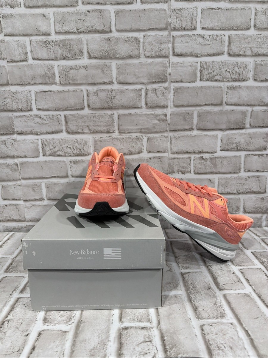 New Balance 990v6 Made in USA Salmon Sunrise Men display picture 3