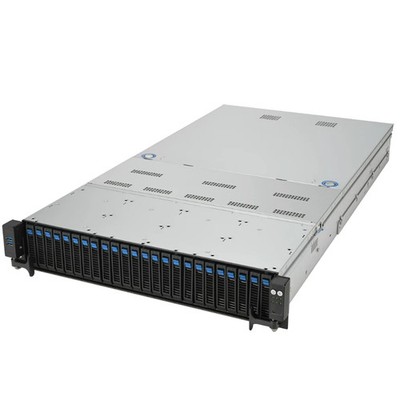 ASUS RS720A-E11-RS24U Server 24X2.5''(24*NVME) 2x2400W/Support EPYC 7002/7003 CPU