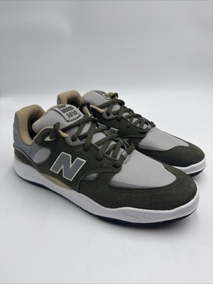 NEW BALANCE GREEN GRAY TAN  TIAGO NM1010KG 1010  SKATEBOARD SHOE Sz 11