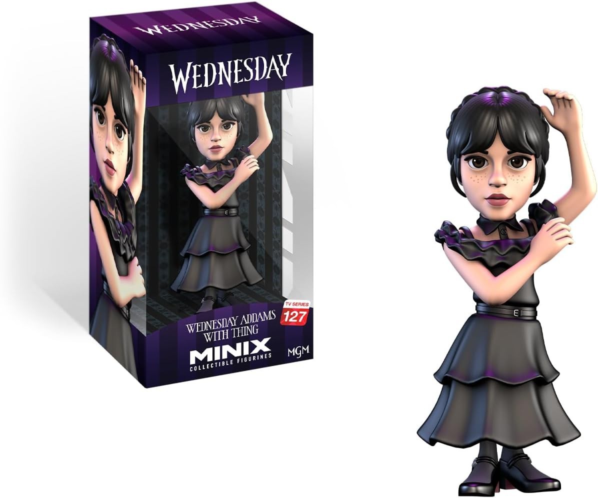 Фигурка варежки Wednesday Addams Al Ballkleid 11 см оригинал Minix TV 127 4990₽