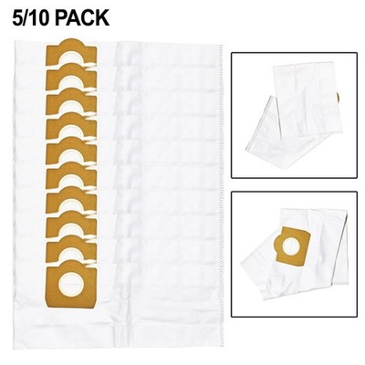5 Pieces Vacuum Filter Dust Bags for Karcher WD3 For MV3 SE Vacuum Cleaner