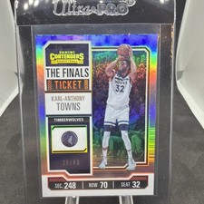 2023-24 Panini Contenders Karl-Anthony Towns #42 the Finals Ticket /49