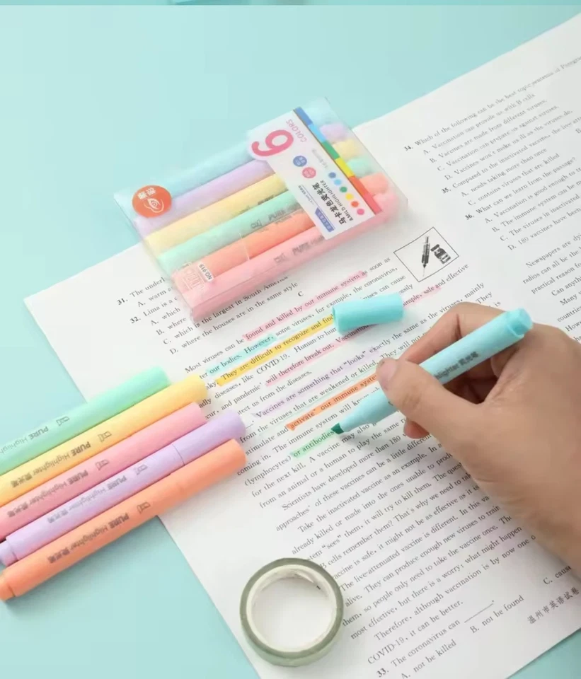 6X highlighter Set - Bild 3 von 4